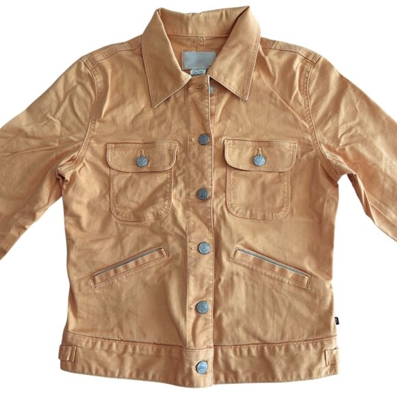 Vintage Y2K Apricot Jacket With Beige Trim ALT ASO Hermione Granger - Picture 5 of 7